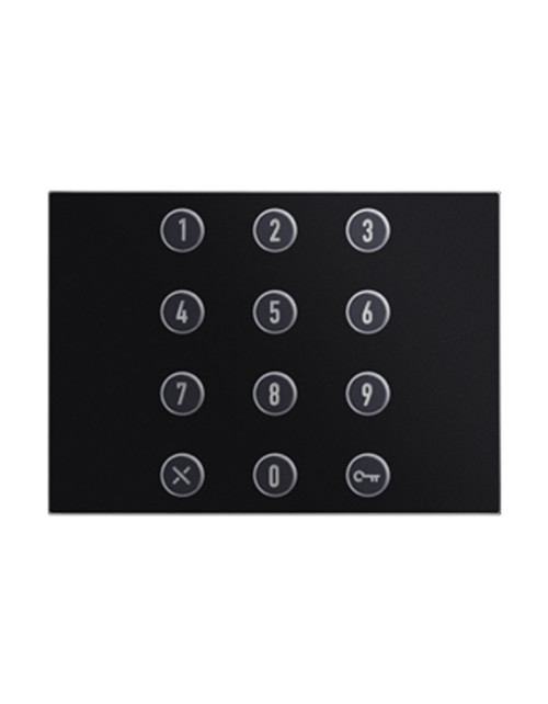 Módulo de teclado numérico Urmet Alpha en color negro