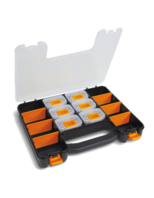 Beta organizer suitcase with 6 removable trays and dividers 020800060