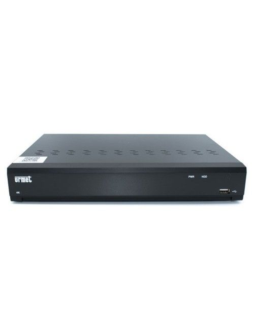 Videoregistratore NVR Urmet con 16 canali e 16 porte POE