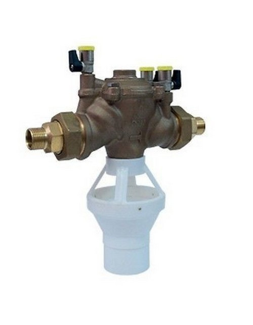 Double check backflow preventer with controlled reduced pressure zone, with threaded connections, 1''
