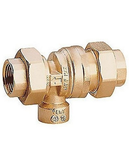 Uncontrollable reduced pressure zone backflow preventer, 3/4''