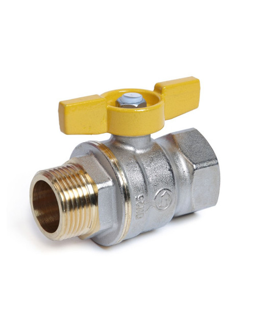 Ball valve for GAS Giacomini connection MF 3/4 R734 R734GAX004