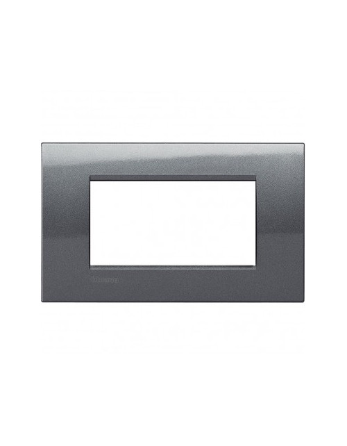 LivingLight | Metals Quadra plate in metal 4 places steel