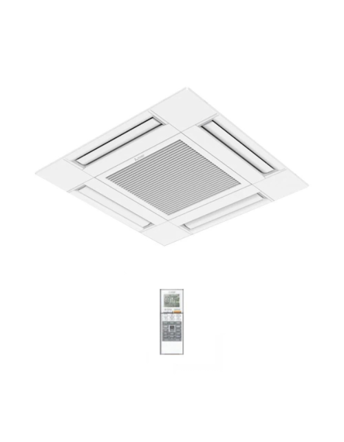 Grille + Mitsubishi remote control for SLZ-M indoor units
