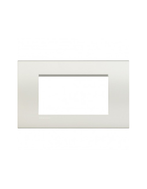 LivingLight | Neutri square plate in white 4-place technopolymer