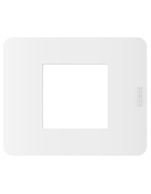 Bticino MatixGO 2-Modul weiße Platte JA4802JW