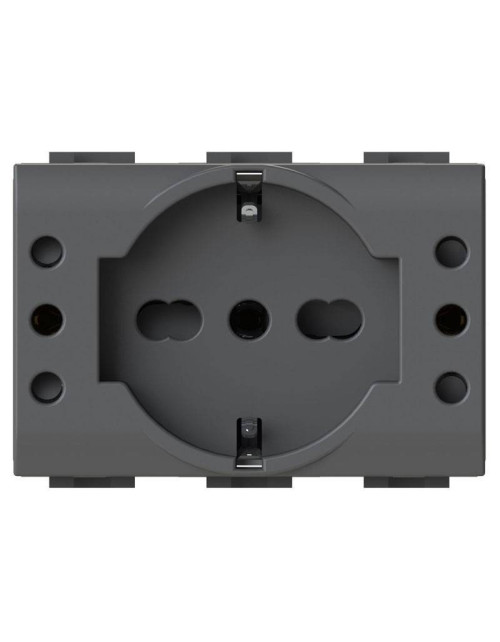 4Box P503 prise 5 prises compatible Bticino Livinglight Anthracite 4BP503.L