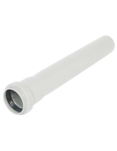 Valsir Silere tubo de desagüe enchufable con vidrio D78mm L25cm VS0220023