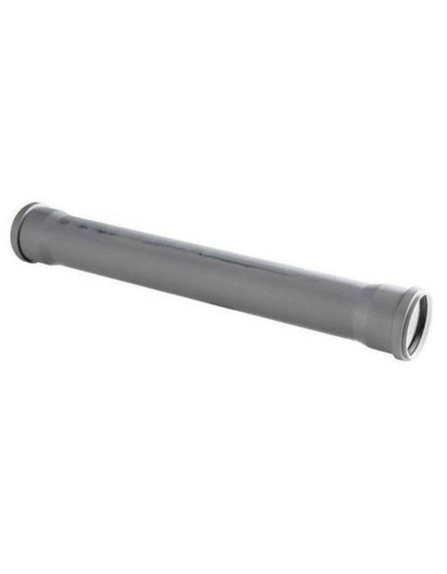 PP Polypropylene drain pipe Valsir PP3 with 2 connections D32mm L50cm VS0501201