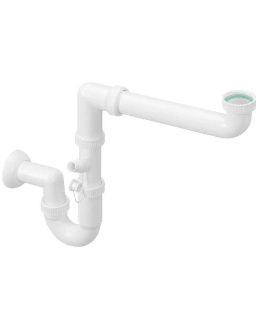 Siphon for sink drain Valsir connection 1 1/2 D 40 mm VS0700641