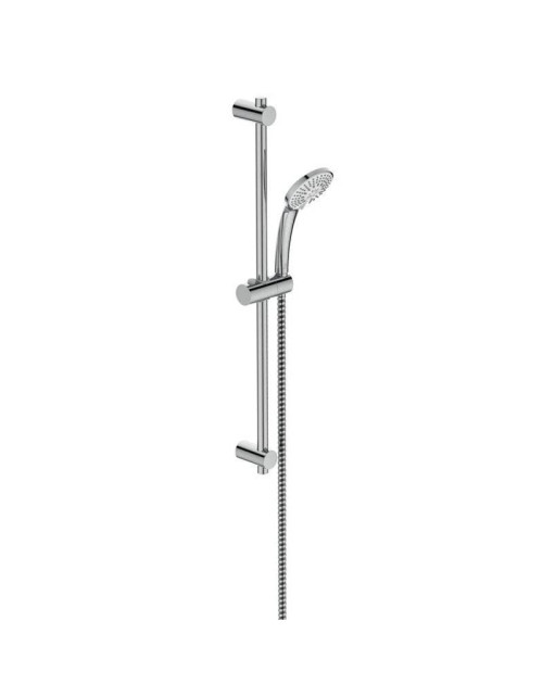 Barre de douche Ideal Standard avec tige en acier B9508AA et douchette à main