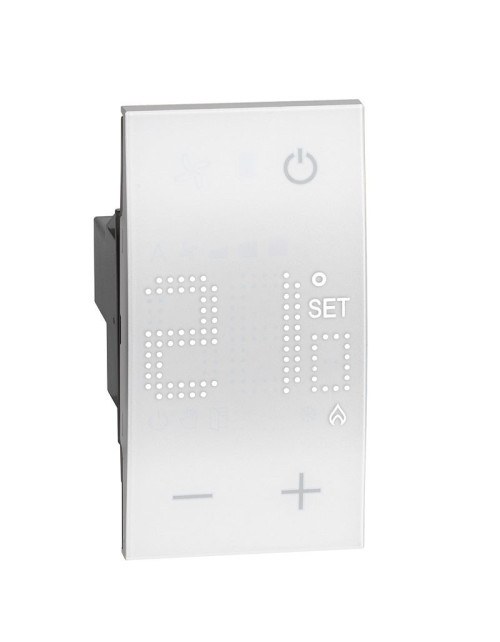 Bticino Living Now thermostat d'ambiance 230V couleur blanc KW4441