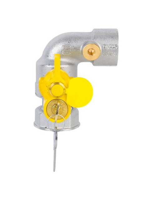 Angle ball valve for gas Enolgas Top Test F/Girello 1 x 1 1/4 S1488N41