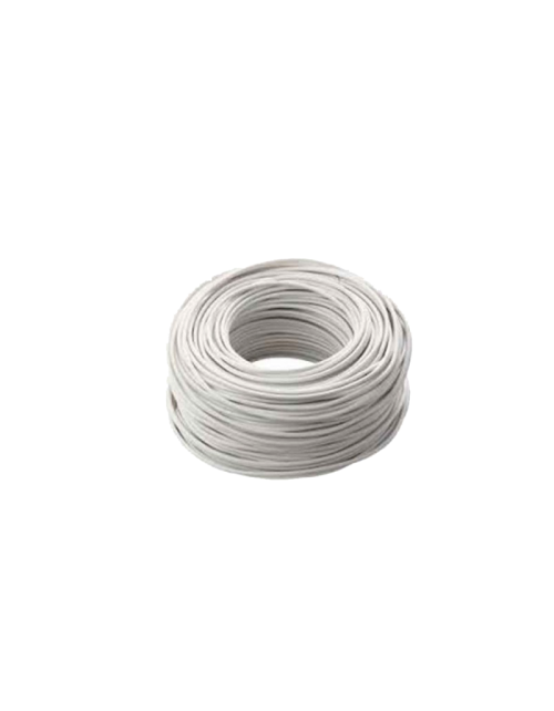 Unipolar Cord Cable 1mm2 CPR FS17 White FS171X1BIM