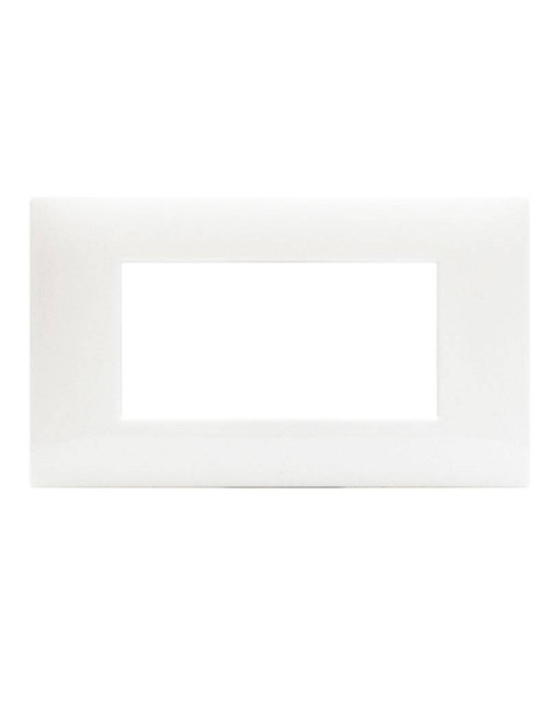 Ave Young System 44 Technopolymer Plate 4 Modules White 44PJ04BT