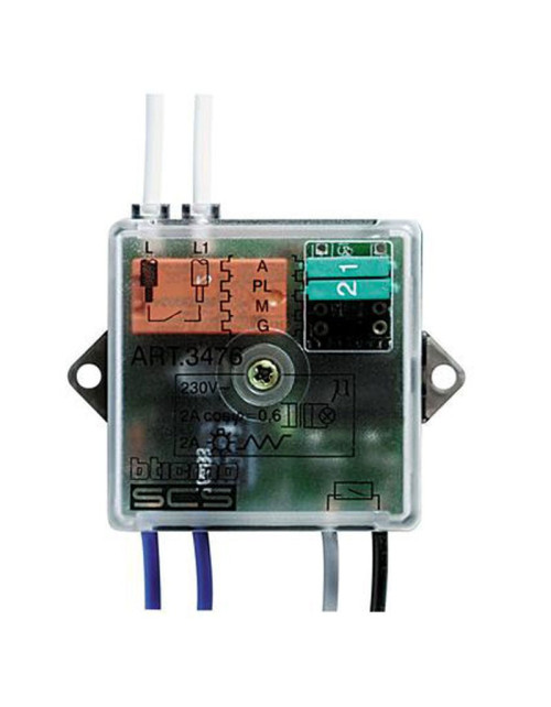 Bticino actuator with 1 relay for single loads 3476
