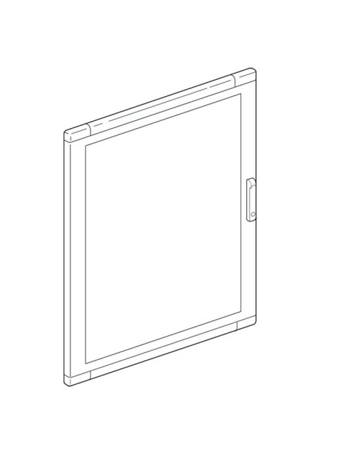 Porta in vetro Bticino MAS per quadri da parete LDX400 LDX800 93860V