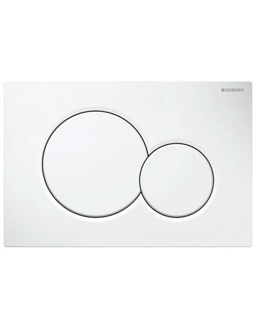 Geberit Sigma01 flush plate for toilet flushing White 115.770.11.5
