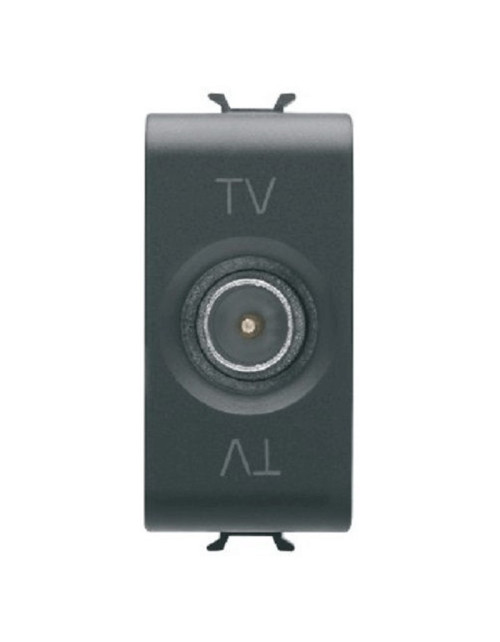 Gewiss Chorus direct TV socket black GW12361