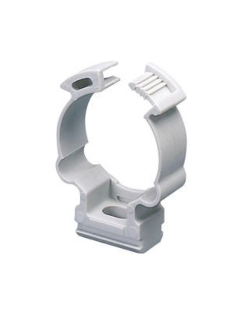 Gewiss shockproof snap clips for 25mm pipes, pack of 100 pieces GW50607