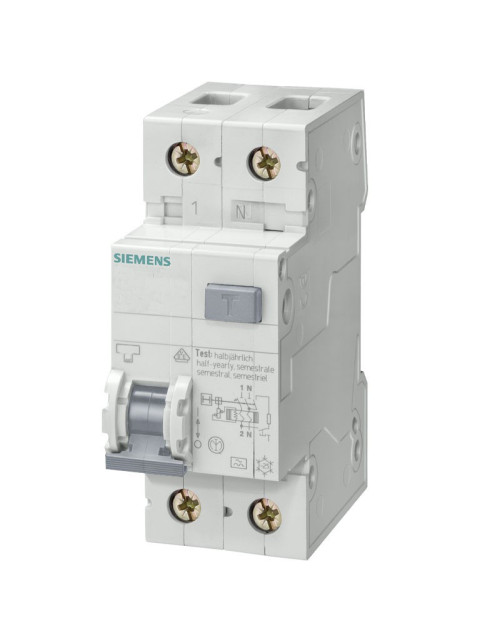Siemens Differential Circuit Breaker 20A 30Ma A 4.5KA 2M 5SU13537KK20