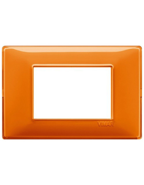 Vimar Plana placca 3 moduli colore arancio 14653.48