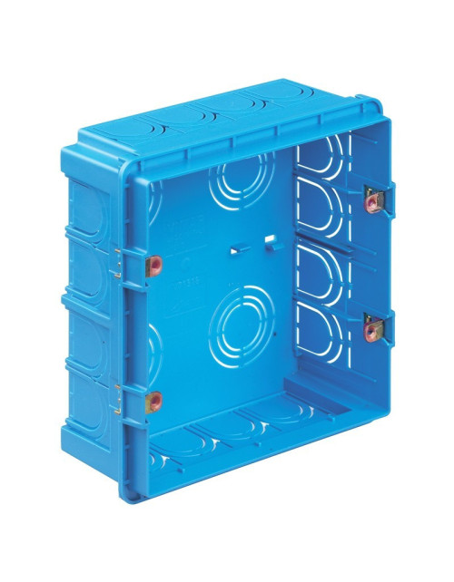 Vimar caja empotrable rectangular 8 módulos azul claro V71318
