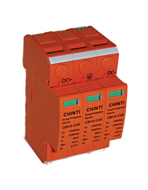 Chint surge arrester for photovoltaic 40KA T2 1000VDC 80320