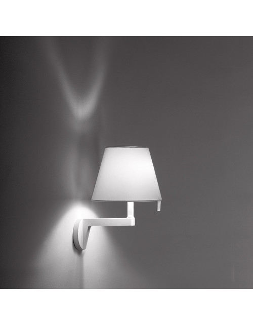 Melampo Gray Wall Lamp With Switch Artemide 0721010A