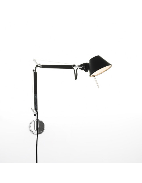 Tolomeo Micro Wall Lamp Black A010930