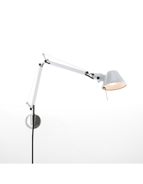 Tolomeo Micro Wall Lamp Glossy White 0010920A