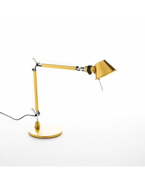 Tolomeo Micro Table Lamp Gold Artemide 0011860A
