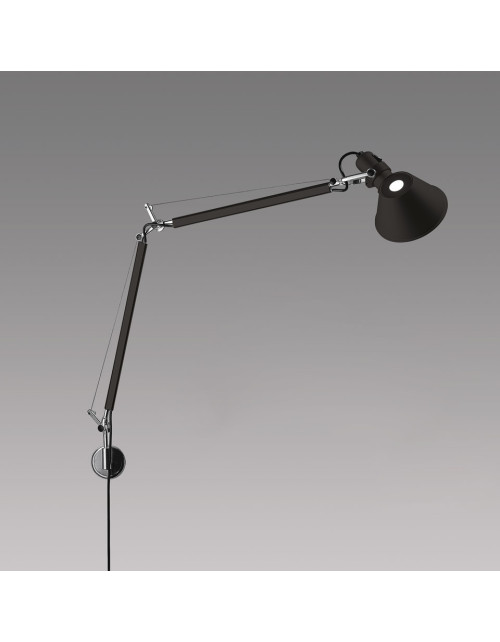 Tolomeo Mini Corpo Wall Lamp Black Artemide A005940