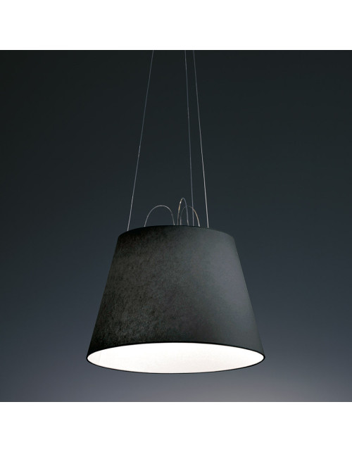 Tolomeo Mega Pendant Lamp Black Artemide 0782030A