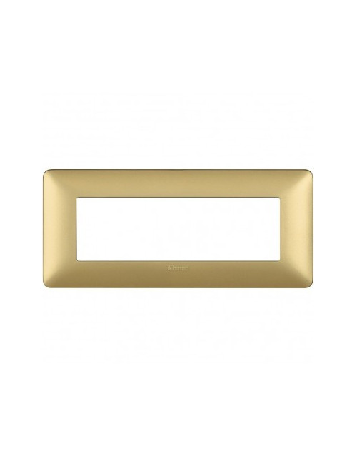 Matix | Placa Metallics en tecnopolímero de 6 posiciones color oro