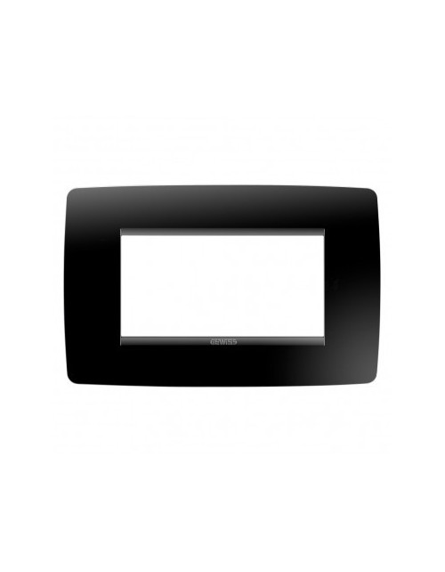 Coro Gewiss GW16104TN | Placa de tóner negro de 4 módulos