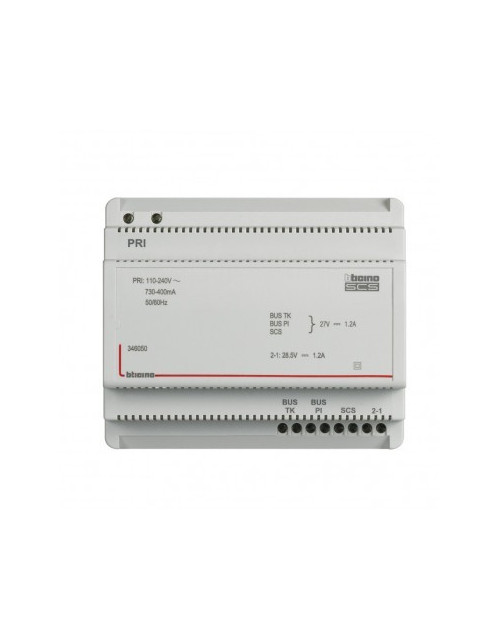 Bticino power supply for 2 WIRE 1.2A audio and video systems
